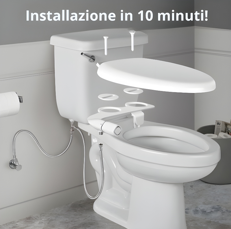 Bidet-wc con bidet incorporato- facilities